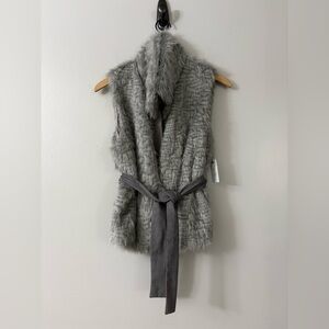 Lola & Sophie Faux Fur Vest NWT